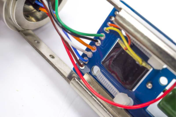 B+ wire connected between the transformer and C12 output capacitor on the D-12 PCB.